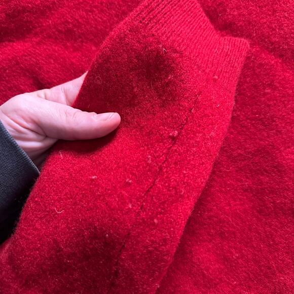 Vintage Jones New York Sport 100% Lambs Wool Christmas Winter Snowman Sweater - Picture 8 of 8